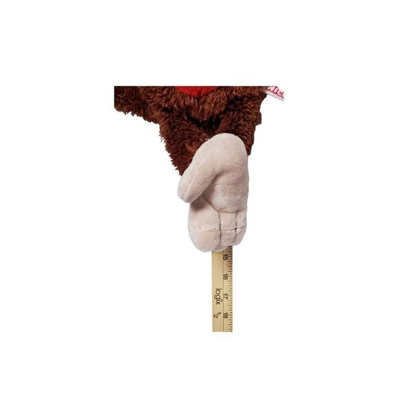 Nici Monkey Plush Brown Red Heart Long Arms Valentine's Day Germany 15" Vintage - Picture 8 of 9